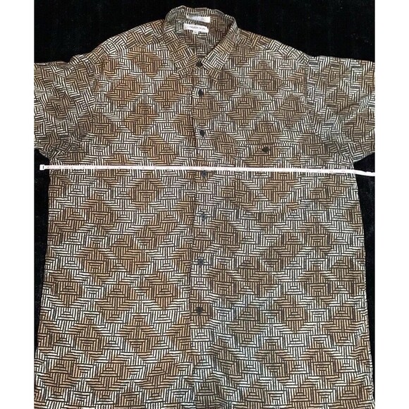 Vintage 80’s Ron Chereskin Disco Button Down Casual Rayon Shirt XL Made In Korea - Picture 5 of 6